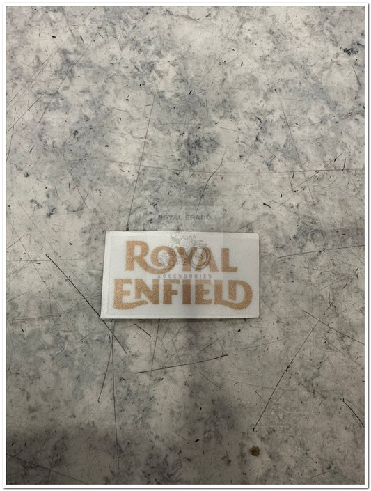 Royal Enfield rear mudguard sticker and tank sticker in gold for classic electra standard battalion reborn Super Meteor 650, Meteor 350 hunter 350 short gun vintage G2 1962 old model Bullet 350.