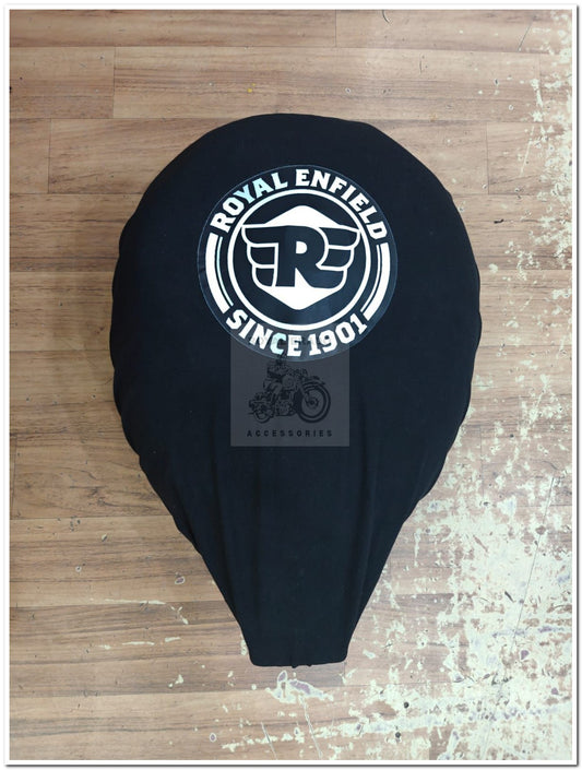 Black tank cover Harley style for Royal Enfield Super Meteor 650, Meteor 350 hunter 350 reborn classic battalion standard old model vintage G2 1962 old model bullet 350.