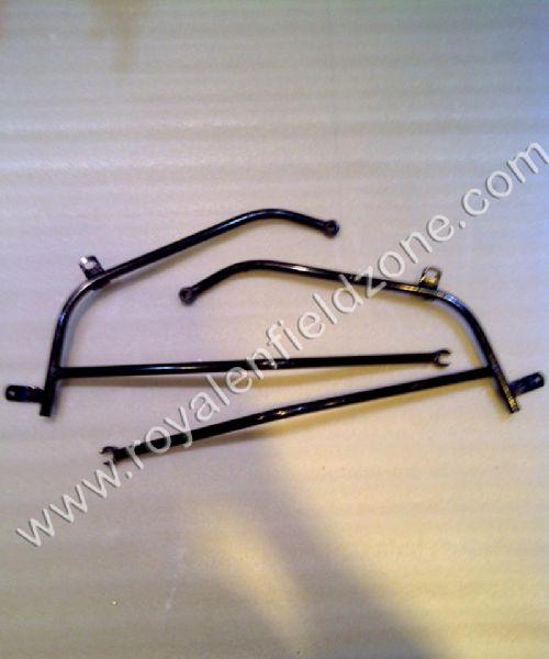 Royal enfield standard box type mudguard rear stays tan in black