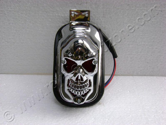 Bhoot tail light in chrome for bobber chopper Harley Davidson look for classic electra standard battalion reborn