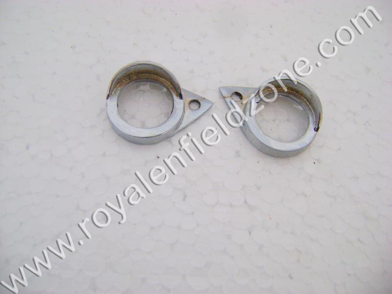 Royal enfield chrome parking light cover parking ring with shade peak