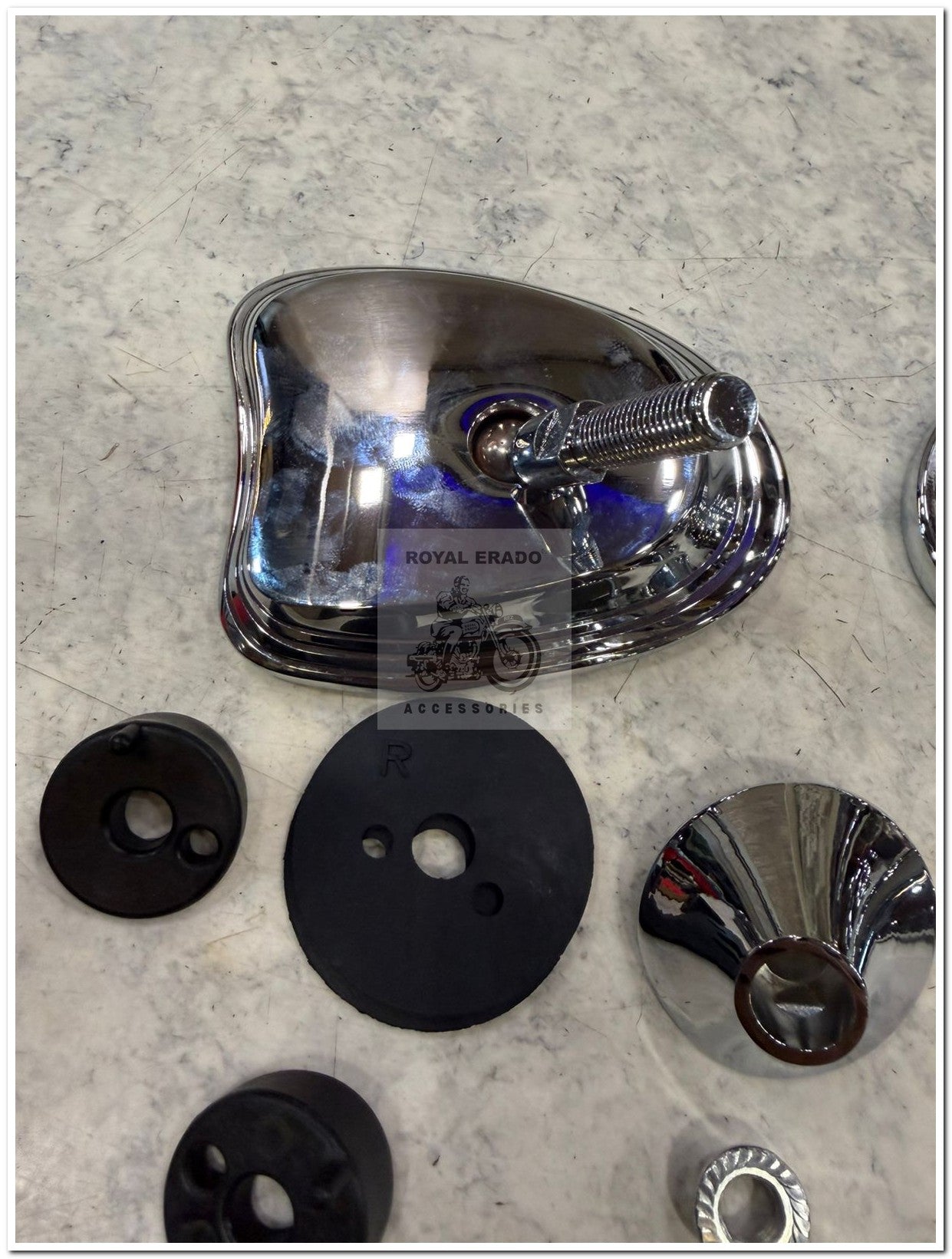 Rear view Mirrors for harley style batwing windhsield for Harley Davidson fat boy , street glide and  super meteor 650