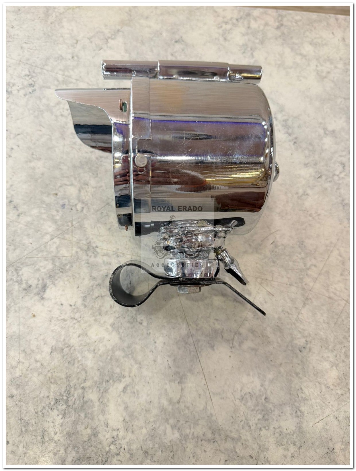 Royal enfield brass chromed Lucas style fog light for leg guard fit to classic electra standard battalion  , reborn classic vintage g2 1962 old model bullet 350 metero 350 super meteor 650 hunter 350