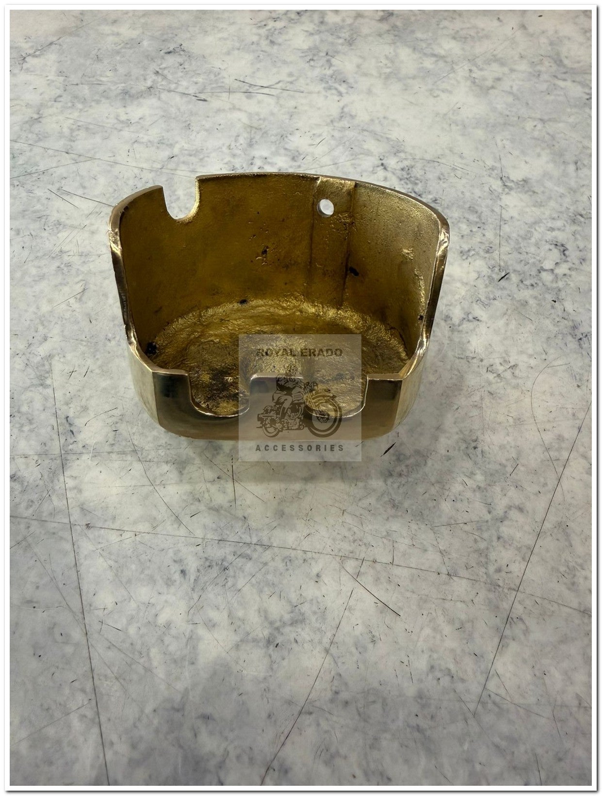 Royal enfield self motor cover in brass for classic electra standard uce engine