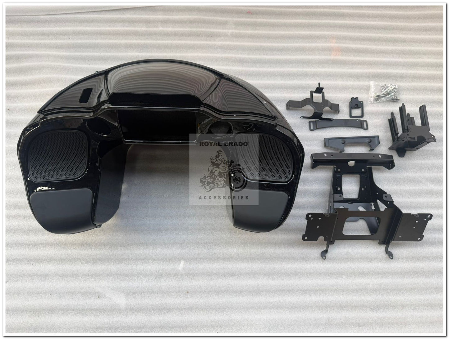 Harley glide windshield batwing for to Harley’s Davidson glide fat boy  and super meteor 650  Jawa perak and meteor 350
