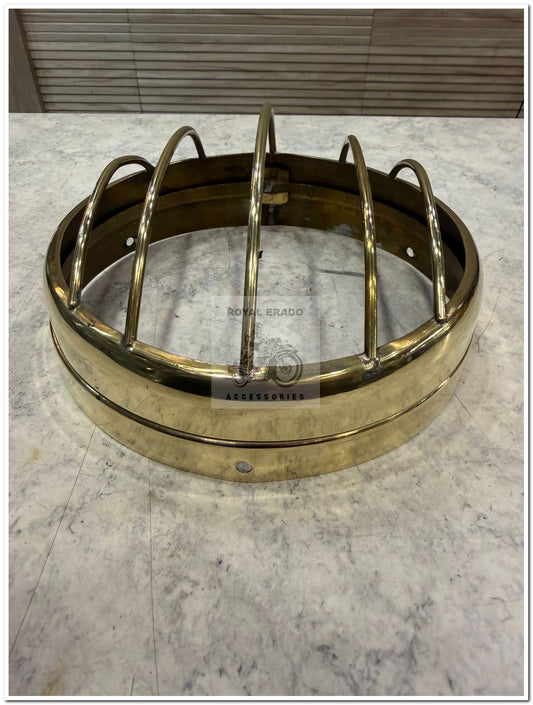 Royal enfield brass head light ring rim with grill for vintage g2 bullet 350 1962 old model standard Electra