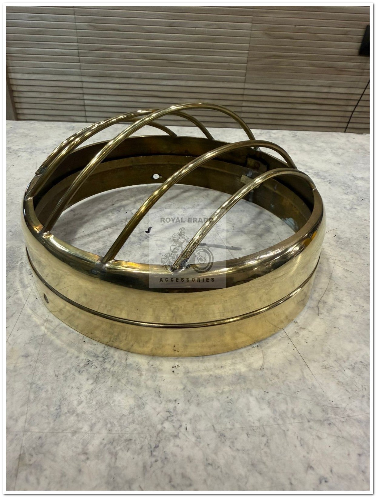 Royal enfield brass head light ring rim with grill for vintage g2 bullet 350 1962 old model standard Electra