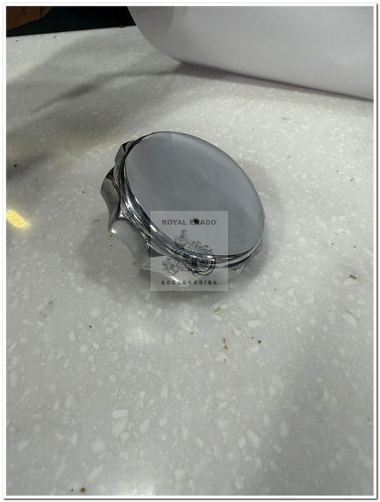 Royal enfield old model tank cap in brass chrome without lock for vintage g2 1962 old model bullet 350 standard electra