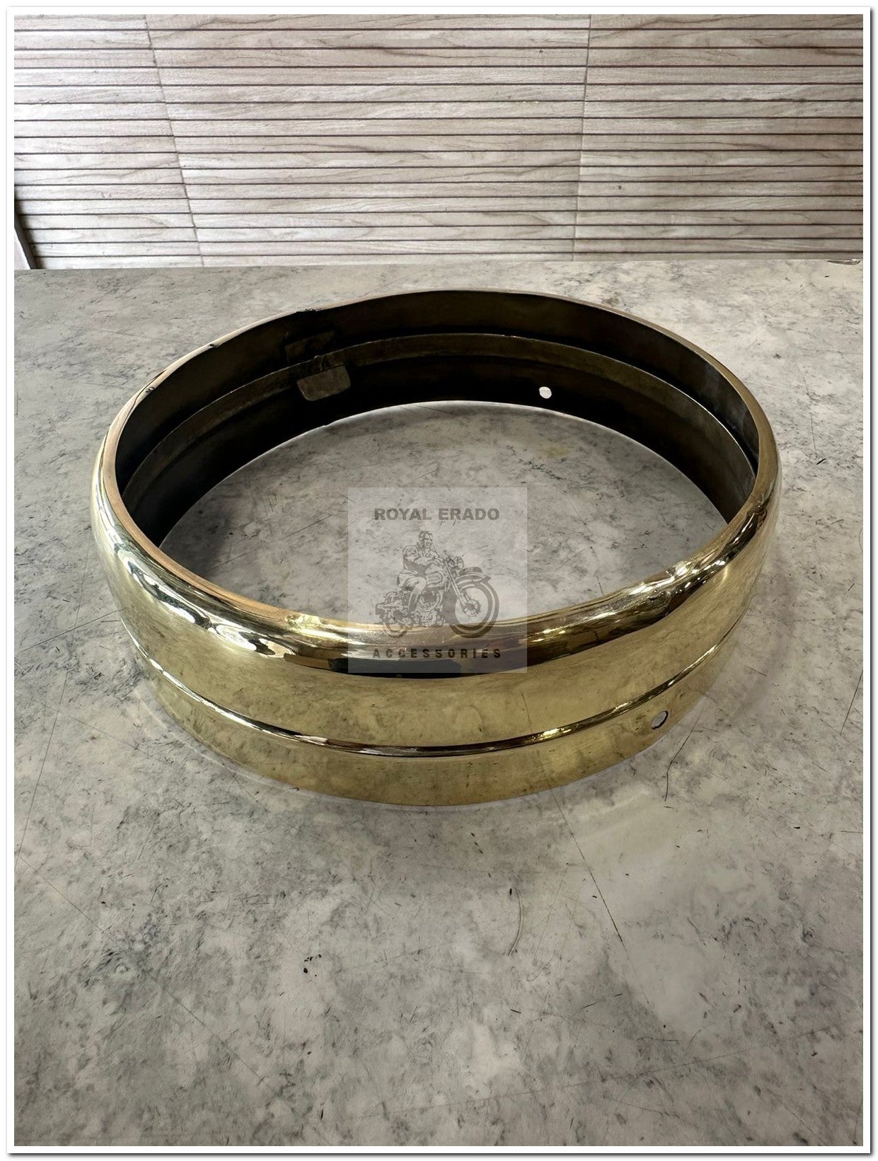 Royal enfield old model vintage g2 1962 bullet 350 standard electra brass head light ring