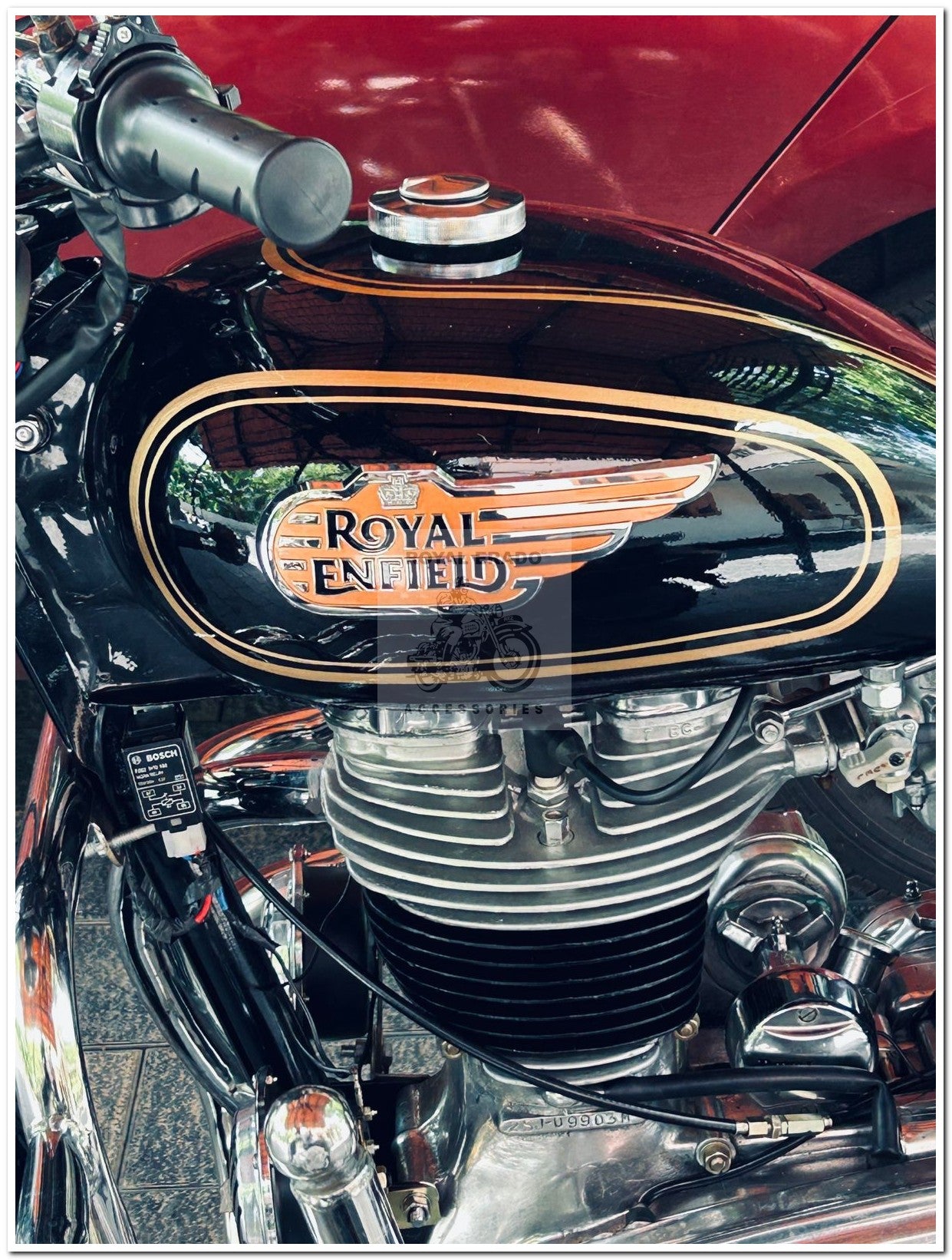 Royal enfield new standard battalion design tank for old classic electra standard vintage g2 1963 old model bullet 350