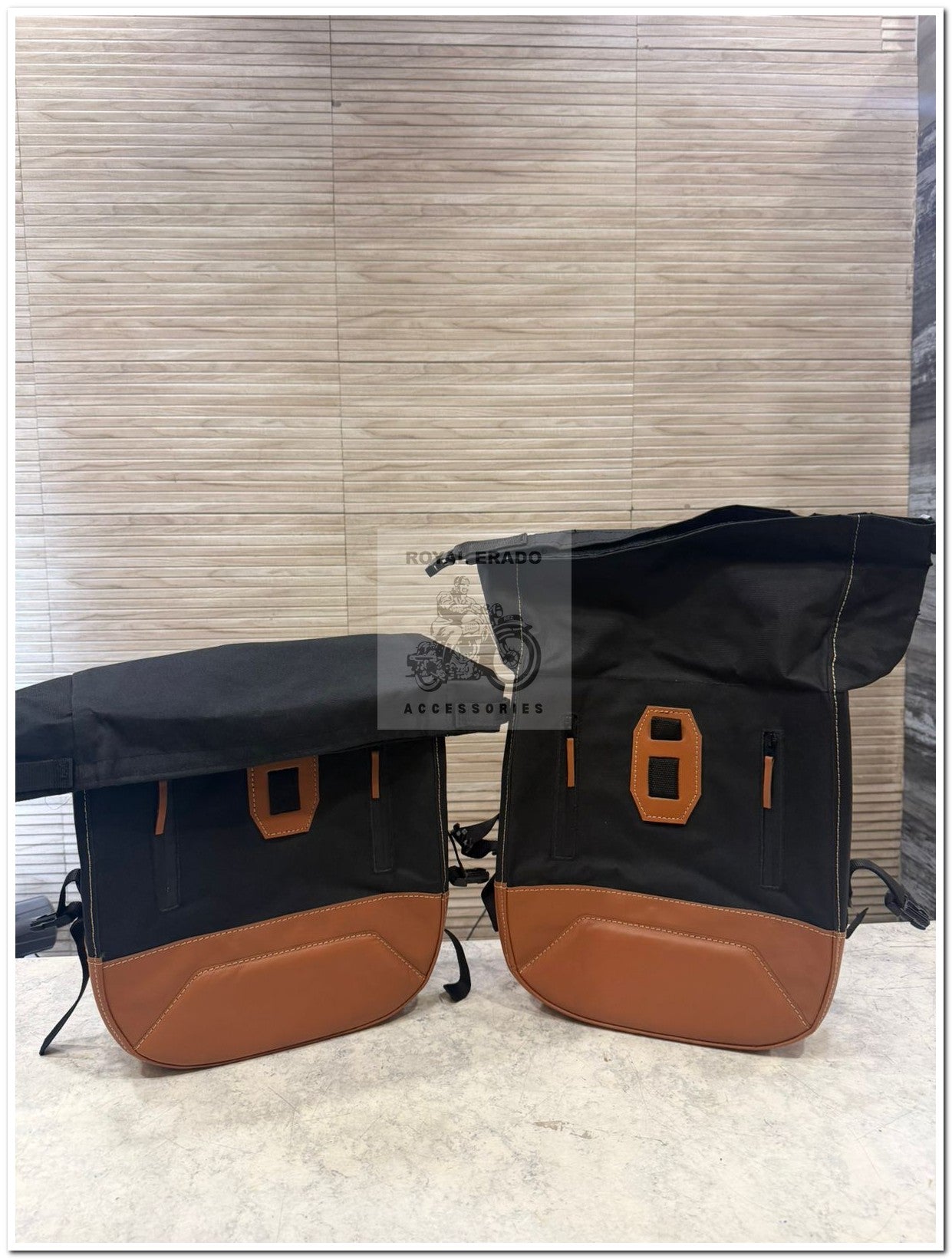 Royal enfield hunter 350 side saddle bag touring bag 20 litters each