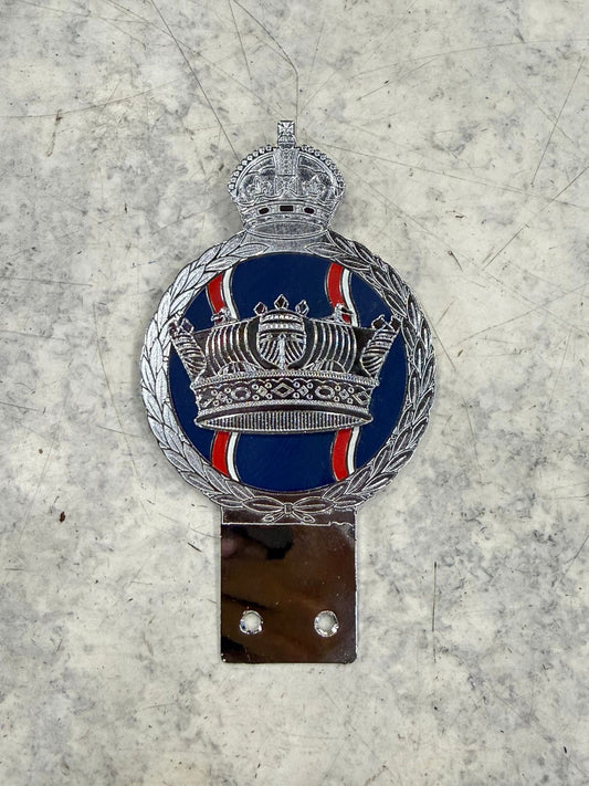 England Crown monogram in chrome Vintage g2 1962 old model bullet 350 Classic Reborn New Standard Battalion Electra Goan Super Meteor 650 Hunter 350 Goan Meteor 350 Standard 650 Twin Classic 650 Twin Thunderbird
