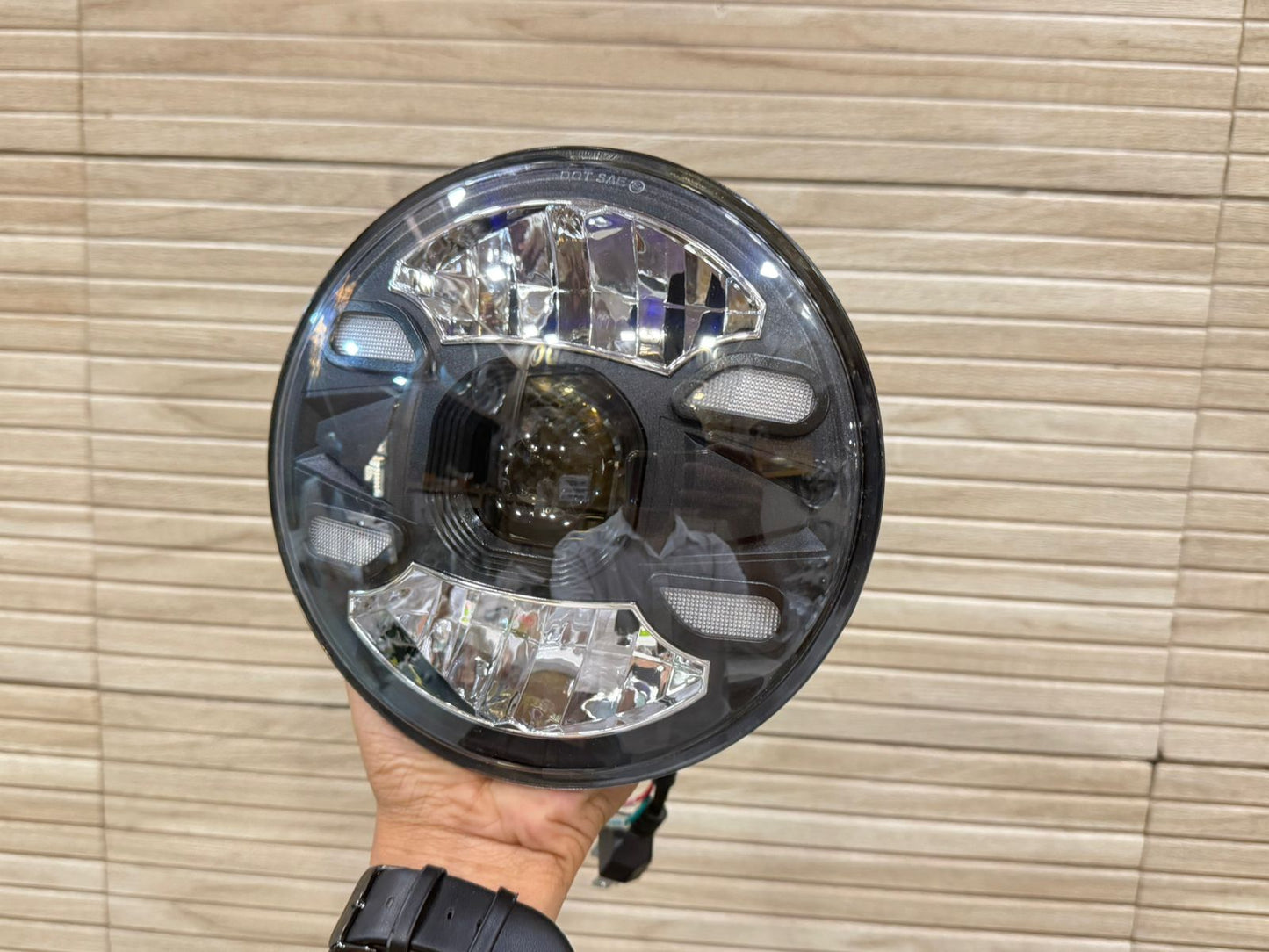 Royal Erado high power head light with projector and day maker for Reborn Classic Electra Standard Battalion New Standard Hunter 350 Meteor 350 Super Meteor 650 Interceptor 650 and Continental gt650