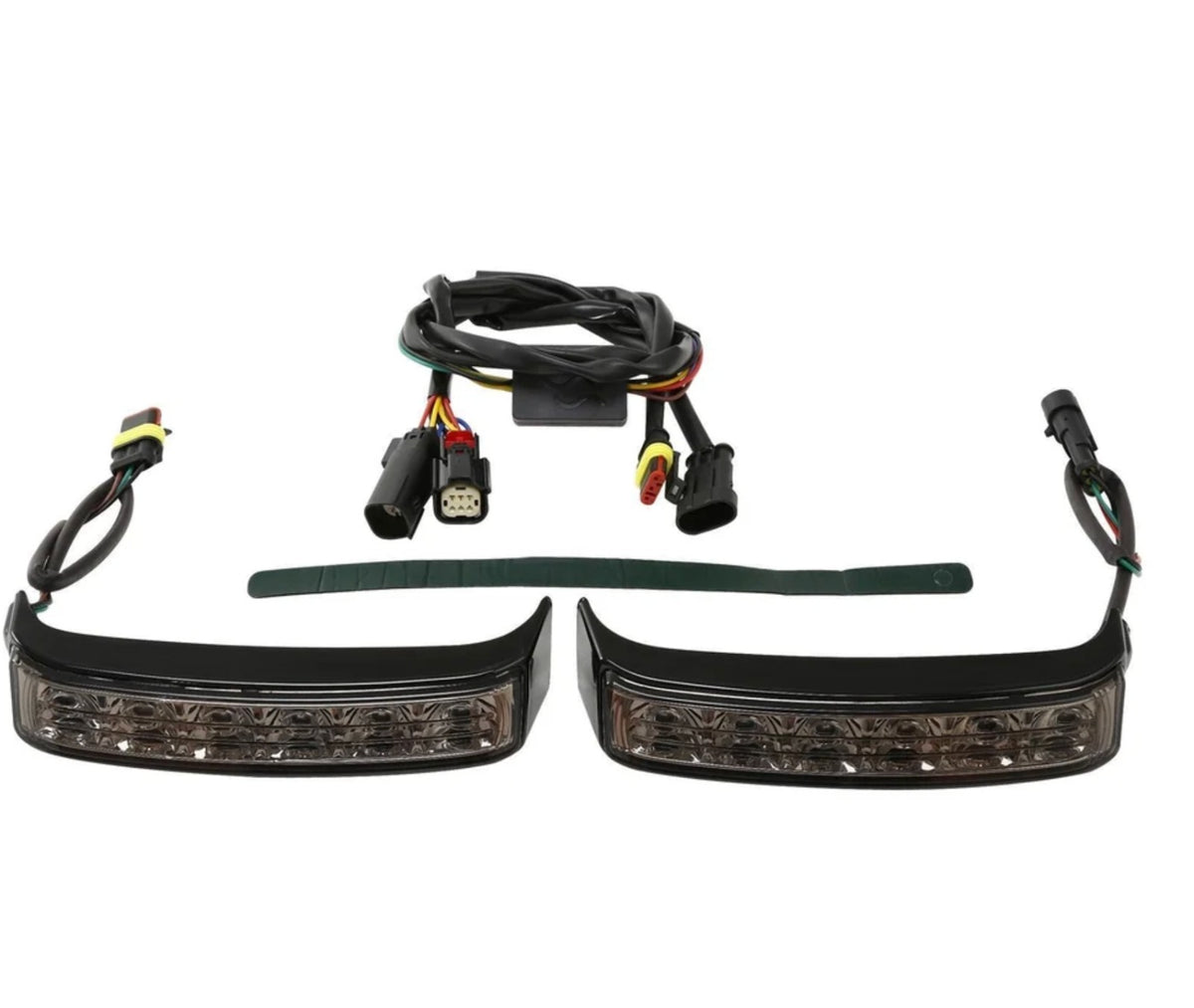 Saddlebag Run Brake LED Turn Lights Side Pannier LED Tail  Fit For Harley Davidson Touring, Super Meteor 650 With Harley Side Box