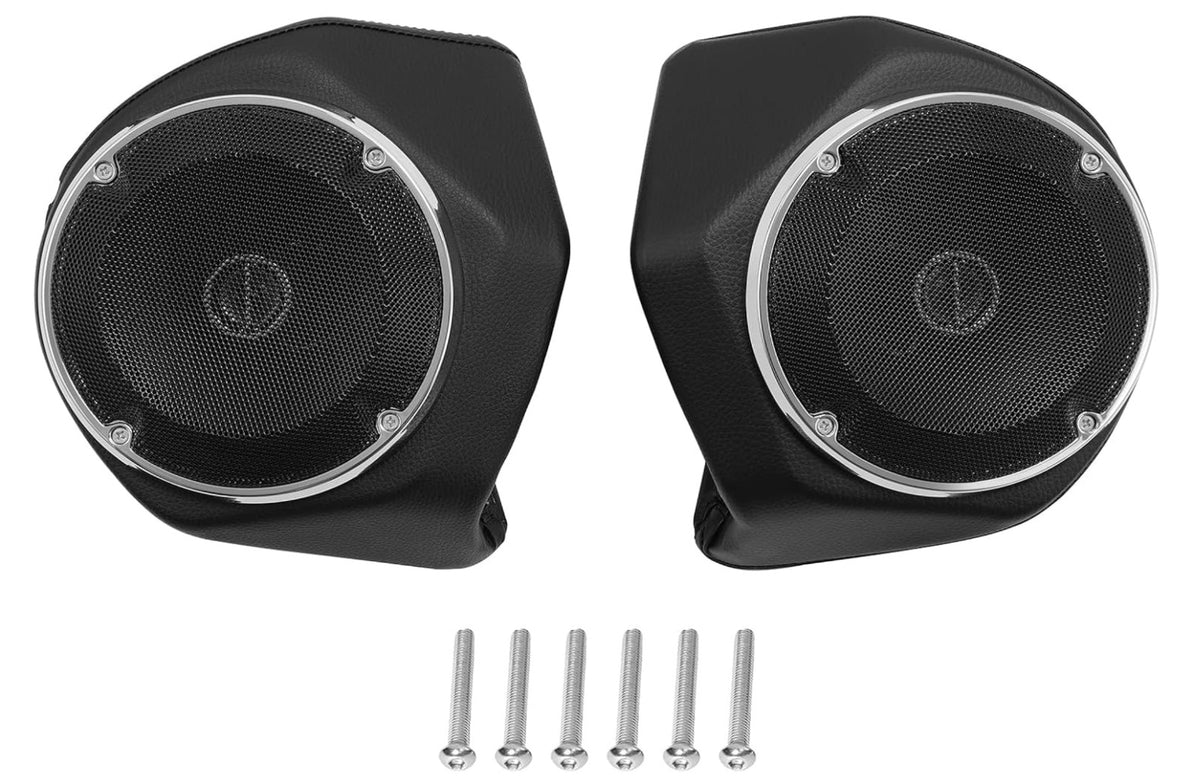 Rear Speakers Pod Kit Without Speaker Fits For Big Size Top Box Fit For Royal Enfield Super Meteor 650, Harley-davidson Touring, Street 750 , Road King, Road Glide