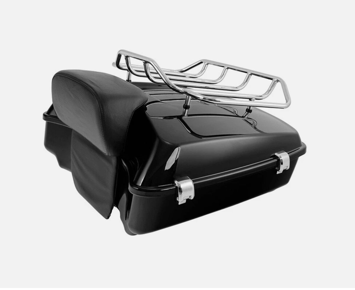 Top Box Case Razor Chopped Trunk  For Royal Enfield Super Meteor 650, Harley-davidson Road Street Glide Low Rider, Road Glide, Fat Boy, Harley Street 750, Street Rod, Meteor 350, Classic 650