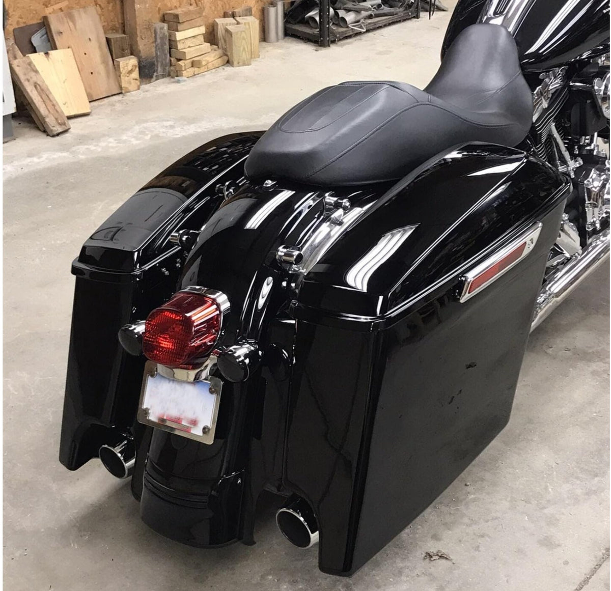 Harley-davidson Style Side Boxes, Side Panniers, Saddlebags For Harley-davidson Low Rider, Road Glide, Fat Boy, Harley Street 750, Street Rod, Super Meteor 650