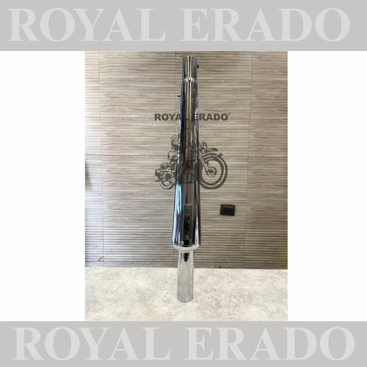 Royal Enfield Reborn Classic Electra Standard Battalion Goldstar exhaust with glass wool for base sound in stainless steel