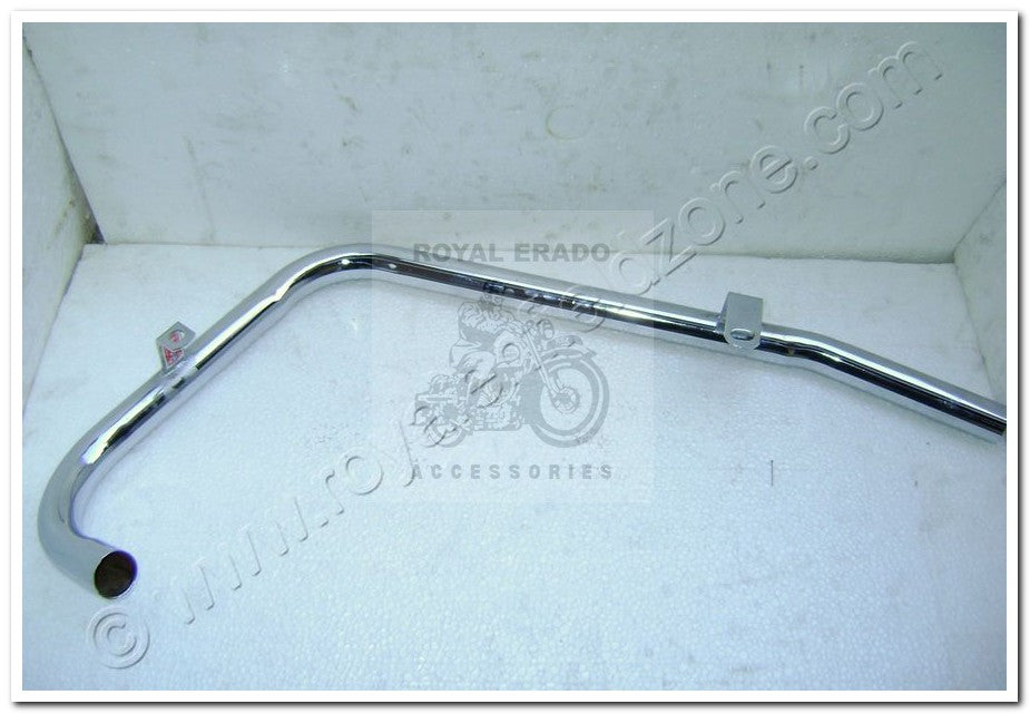 Royal enfield left and right side L -type  bend pipe for double boar head silencer for old model bullet 350 standard ci engine cast iron engine