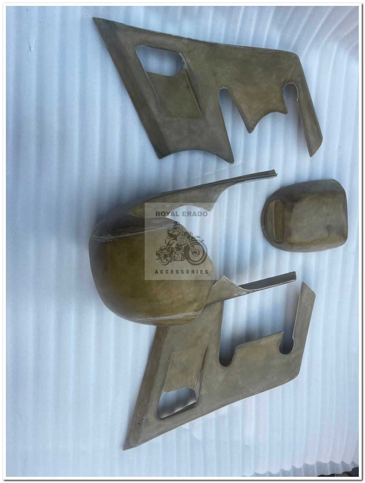 Royal enfield continental gt 650 fiber fairing kit to convert to sports bike look and old vintage style look