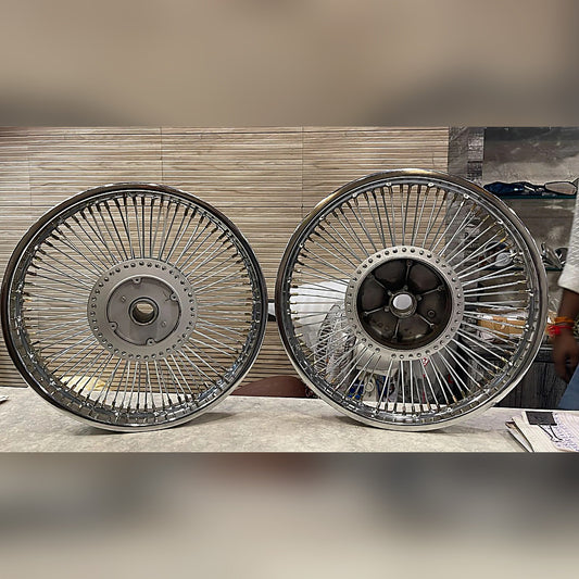 100 spoke wheel rim for royal enfield classic electra standard thunderbird.