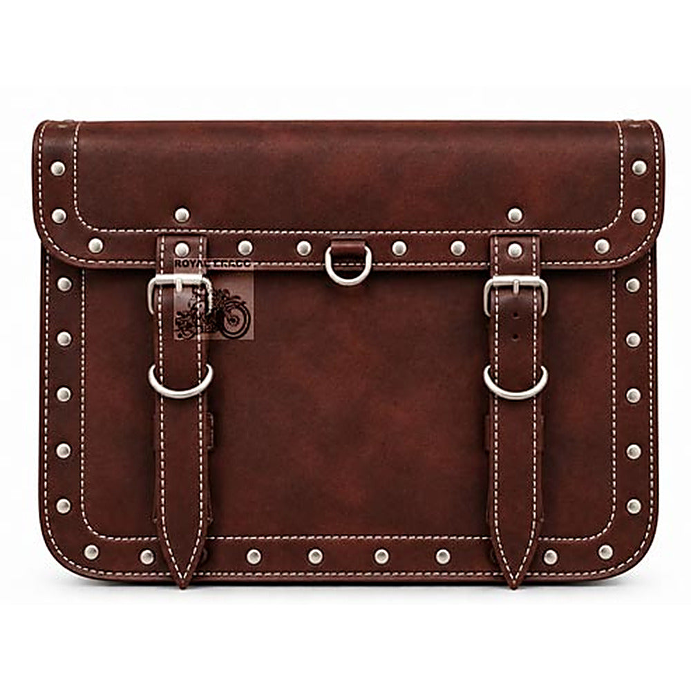 Royal Enfield Classic Electra Standard Reborn Classic Battalion Standard Universal Side Bag In Brown