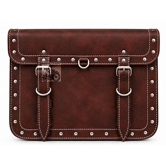 Royal Enfield Classic Electra Standard Reborn Classic Battalion Standard Universal Side Bag In Brown