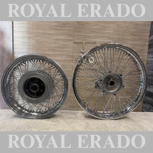 Avenger Multi-spoke Wheels, 72-spoke Wheel Rim With Front Disc 19” And Rear 15"