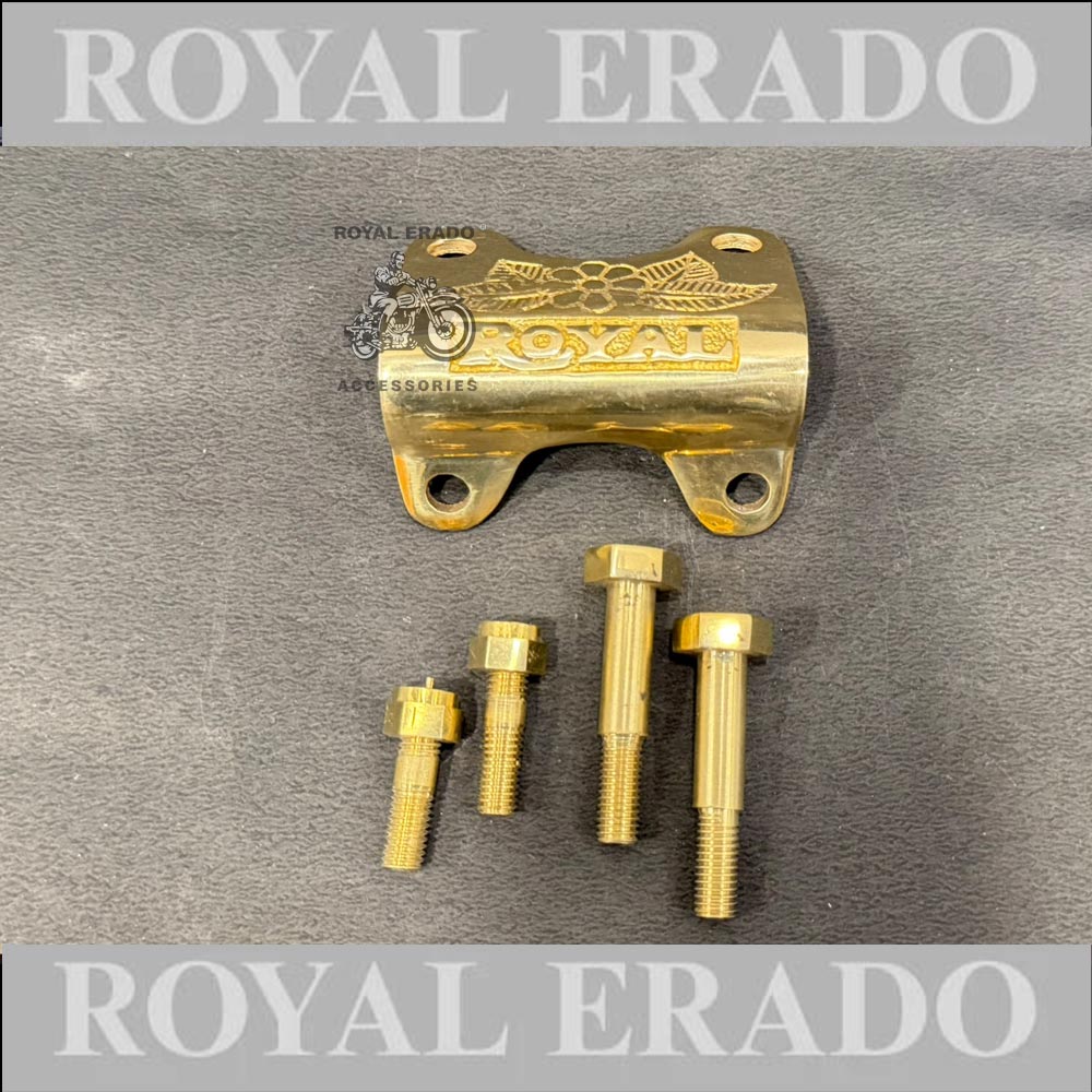 Brass Handle Clamp For Royal Enfield Classic Electra Standard Uce Model After 2010  Model Of Royal Enfield
