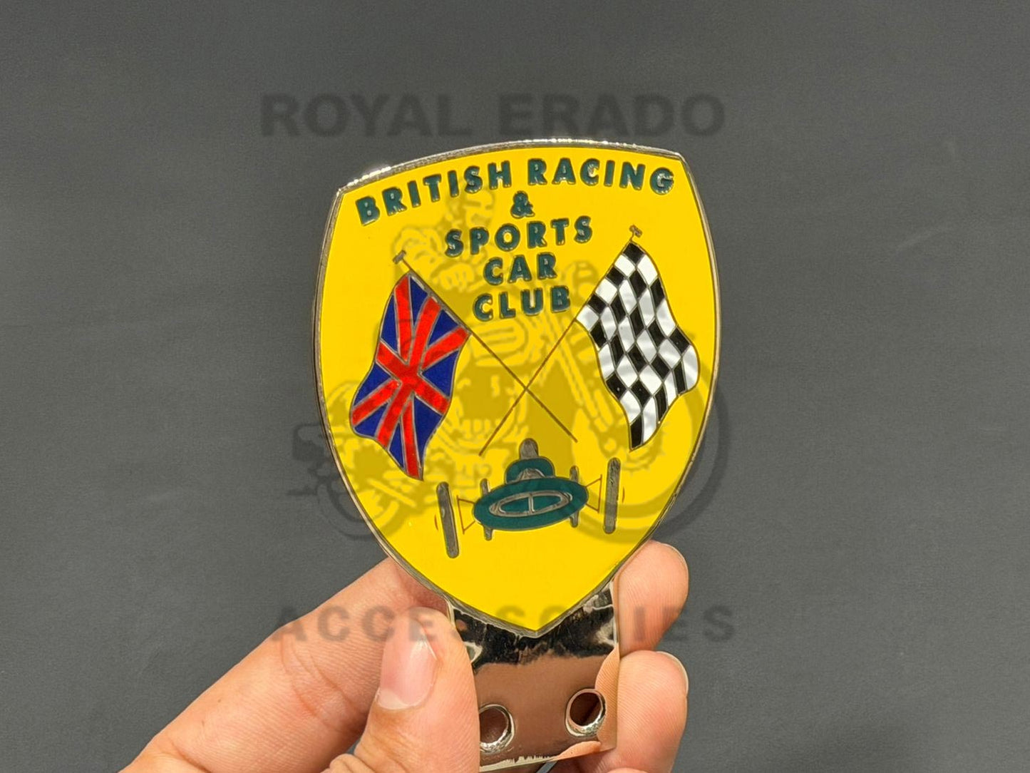 Vintage Car British Racing & Sports Car Club Badge Front Grill Decal Badge Emblem