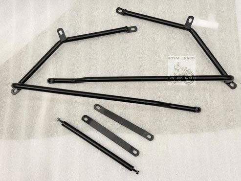 Saddle Stay For Side Boxes, Side Pannier / Side Bags Harley-davidson-style Fit For Super Meteor 650