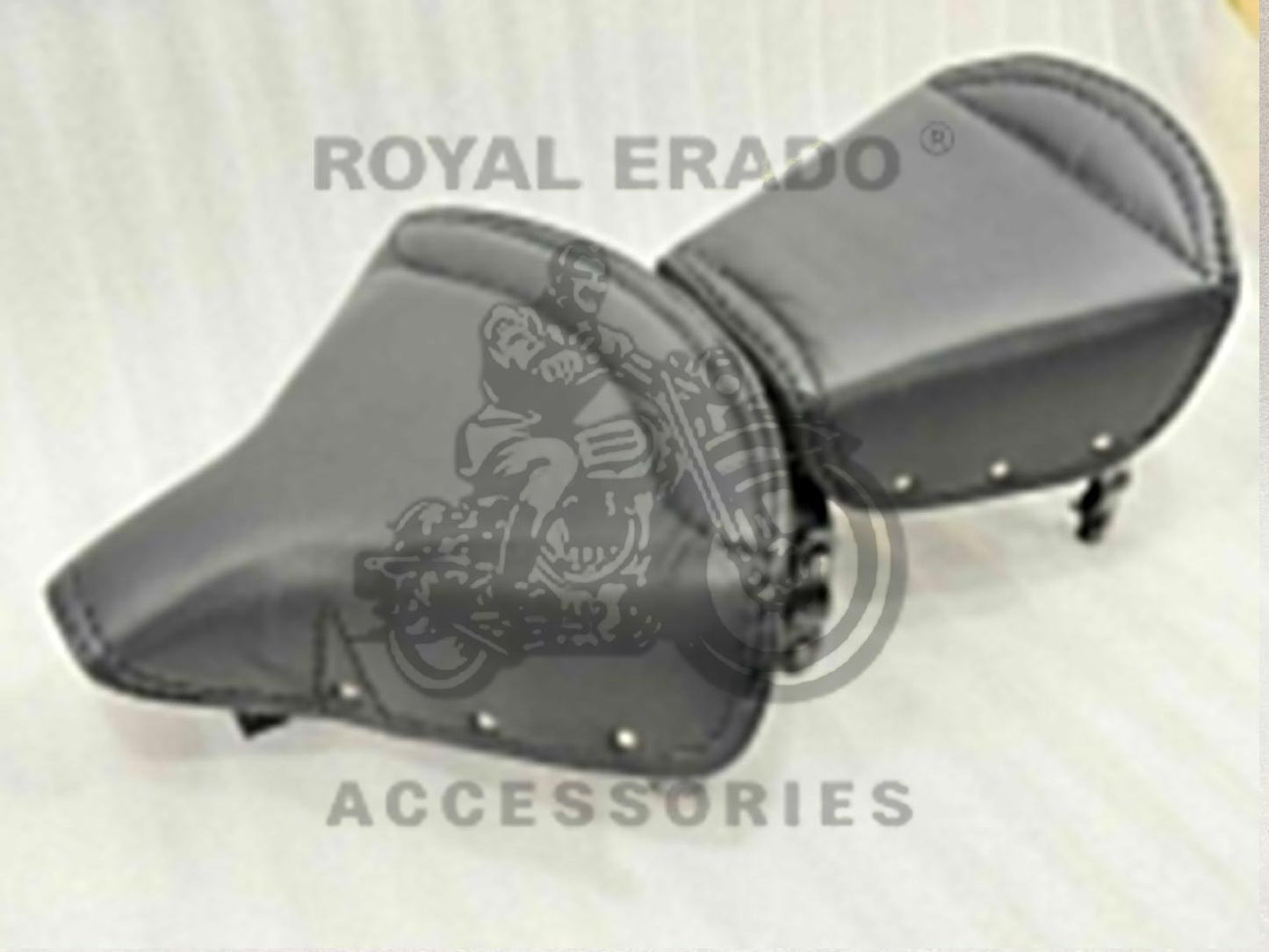 Royal Enfield / Bsa Vintage G2 1962 Old Model Bullet 350 Front & Rear Seat With Leather Cover And Spring For Standard & Electra (Arjun Reddy / Kabir Singh Seat)