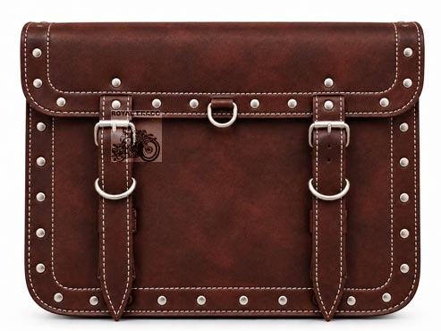 Royal Enfield Classic Electra Standard Reborn Classic Battalion Standard Universal Side Bag In Brown