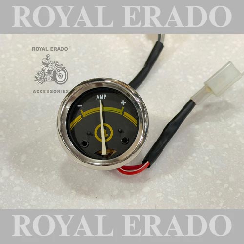 Uce Bullet Amp Meter Motorcycle Bike Amp Gauge For Royal Enfield Classic 350