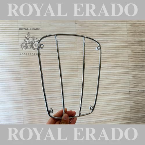 Royal Enfield Chrome Aluminium Tank Grill For Classic Electra Standard Vintage G2 1962 Old Model Bullet 350