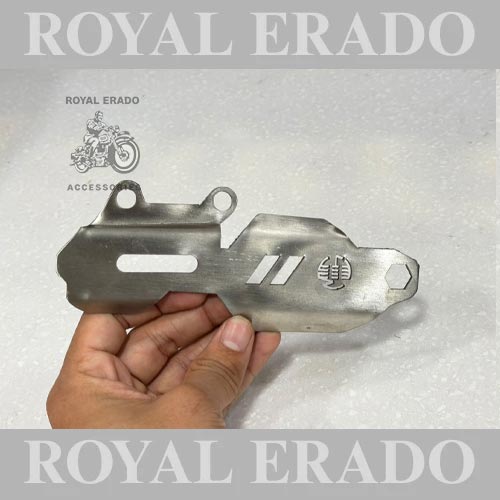 Rear Master Cylinder Guard Compatible With Royal Enfield Himalayan And Interceptor, Continental Gt 650, Super Meteor 650