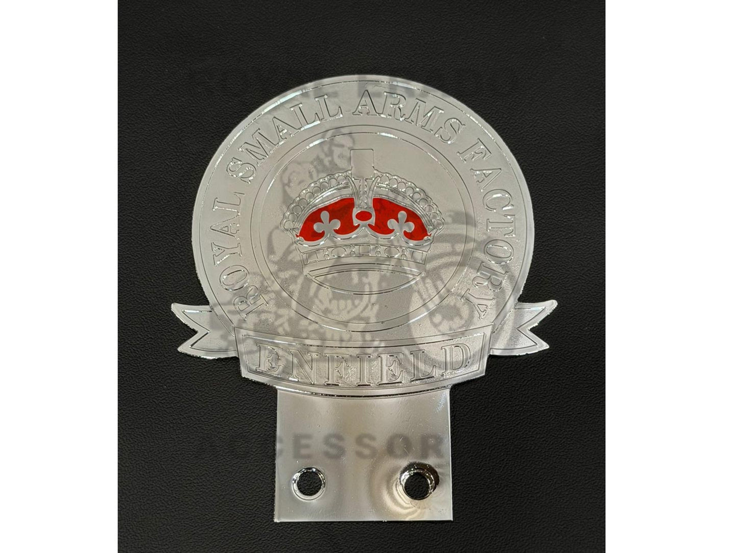 Retro-style Royal Enfield Vintage G2 1962 Old Model Bullet 350 Crown British England Monogram Lion Badge For Classic Electra Standard Battalion Reborn Can Be Fitted At The Front Shocker Token Holder / Air Filter Box Battery Cover