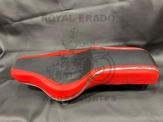 Royal Enfield Red & Black Comfortable Seat For Classic Electra Electra Standard Vintage G2 1962 Old Model Bullet 350