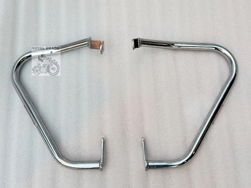 Royal Enfield Old Model Vintage G2 1962 Bullet 350 Standard Electra Before 2010 Model Rear Chrome Leg Guard /Crash Guard