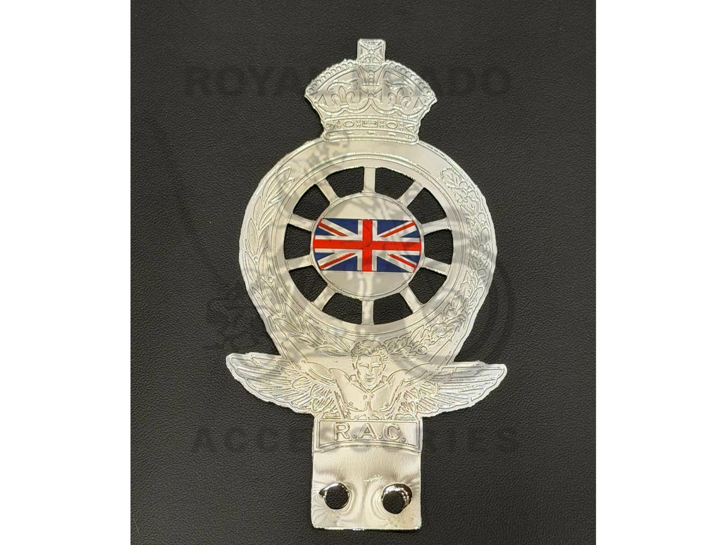 Vintage Bsa Norton Triumph Royal Enfield Vintage G2 1962 Old Model Bullet 350 Crown British England Rac Badge Emblem / Royal Automobile Club Badge