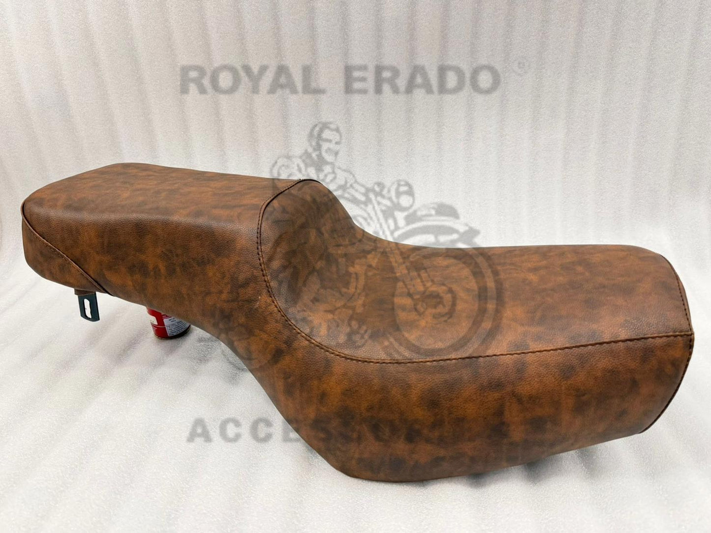 Rustic brown colour, comfortable seat for Royal Enfield Classic Electra Standard Vintage G2 1962 old model Bullet 350