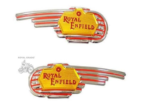 Royal Enfield Standard Vintage G2 1962 Old Model Bullet 350 Tank Monogram In Chrome