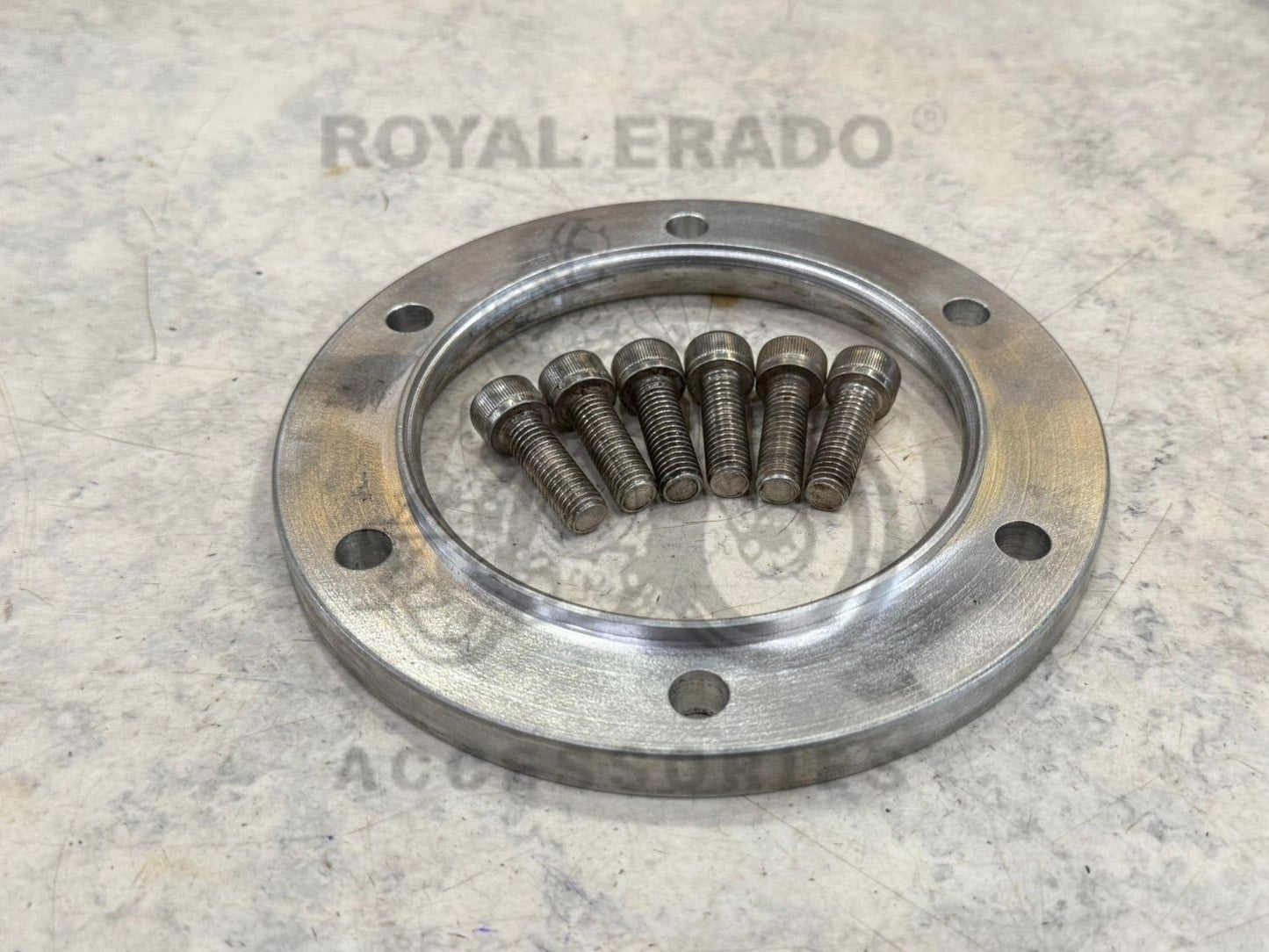 Royal Enfield Classic Double Disc & Thunderbird Sprocket Extender Bracket Coupling To Install Broad Tyre 140 To 150 Number For Harley Style Bobber Chopper Look