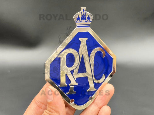 Vintage Royal Automobile Club Rac Royal Automobile Club Of Victoria Metal Car Grill Badge Emblem