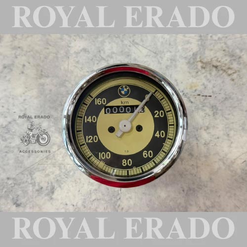 BMW Speedometer Vintage Style Meter 160 Km For Royal Enfield Old Model Vintage G2 1962 Old Model Bullet 350 Standard Electra Classic