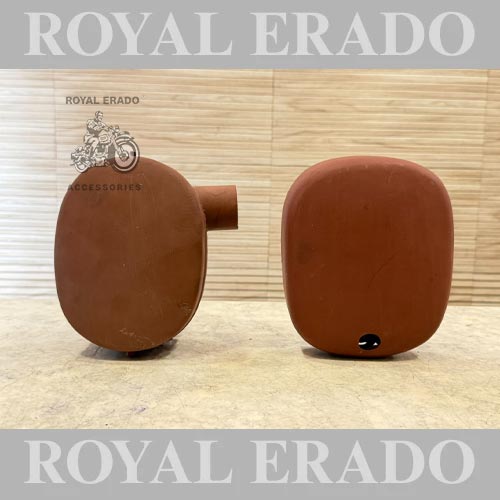 Oval Air Filter Box & Battery Cover Oval With Stand For Vintage G2 1962 Old Model Bullet 350 For Cast Iron Engine Standard 350 Electra 350 (CI Engine )