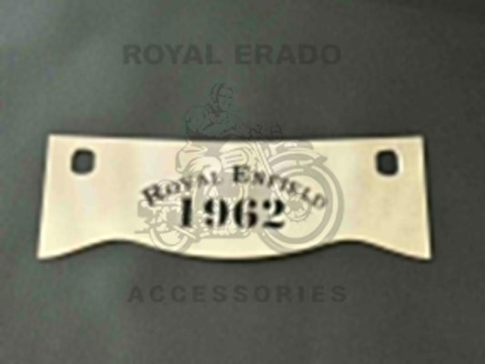 Vintage G2 1962 Old Model Standard Bullet 350 Royal Enfield 1962 Written Crown Plate Number Plate