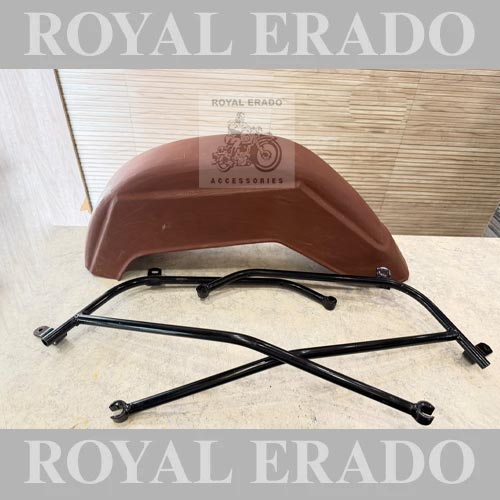 Royal Enfield B1 1973 & Vintage G2 1962 Old Model Bullet 350 Standard Rear Mudguard Box Type & Rear Stays Fit Electra And Standard