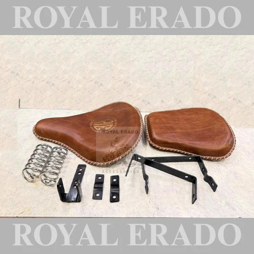 Vintage G2 1962 Old Model Bullet 350 Arjun Reddy Kabir Singh Leather Seat In Brown For Royal Enfield Classic Electra Standard Reborn Classic
