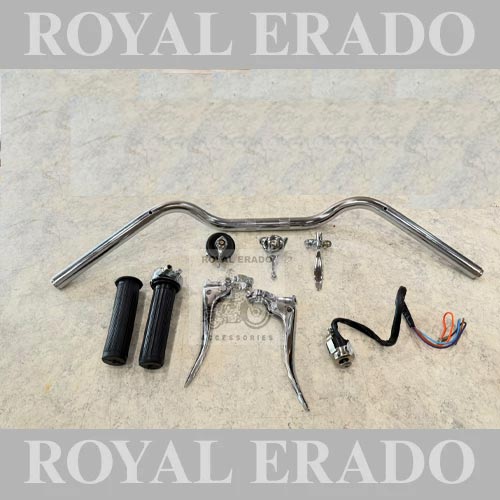 Vintage G2 Chrome Handle Lever Kit for Bullet 350 RE